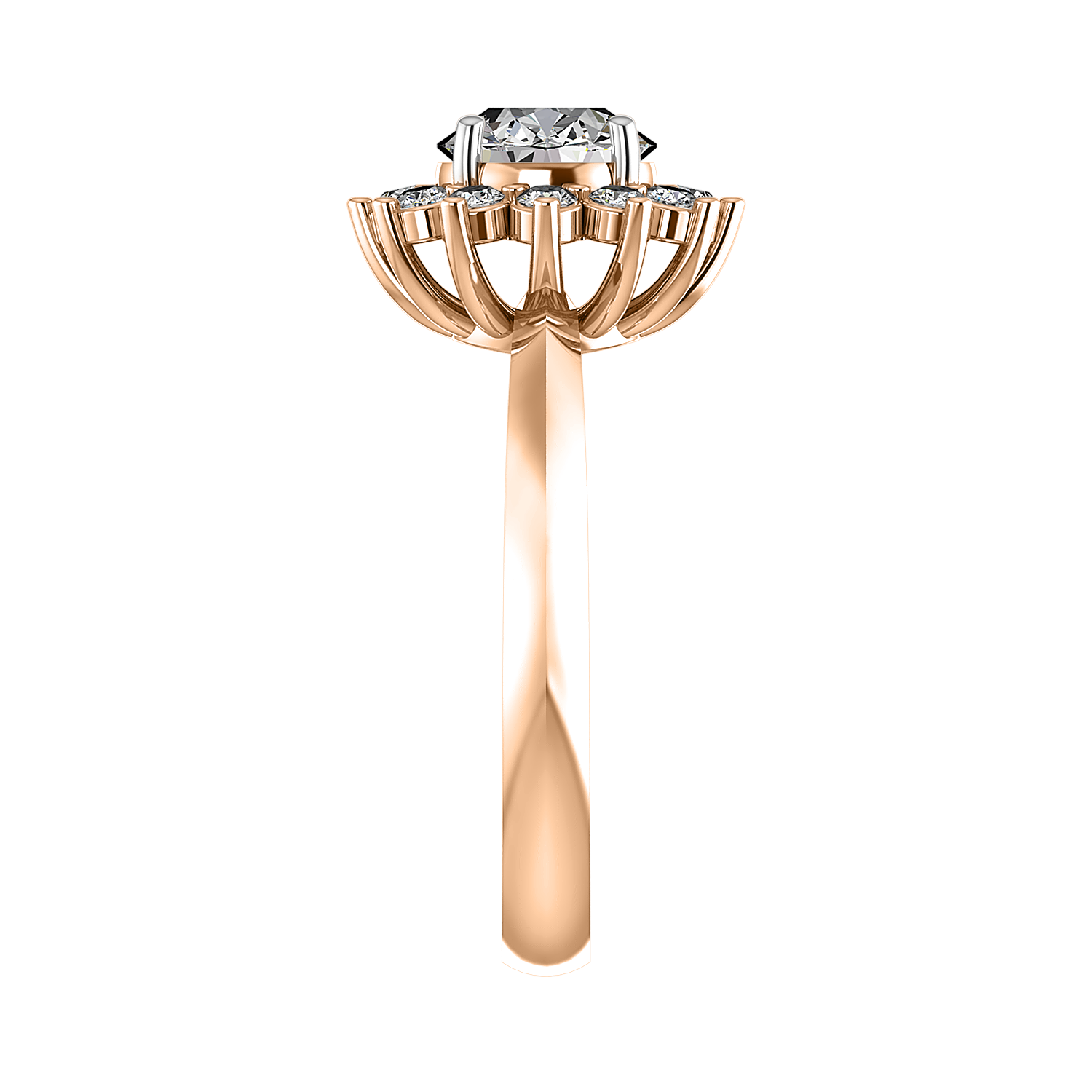 Lia Halo Engagement Ring